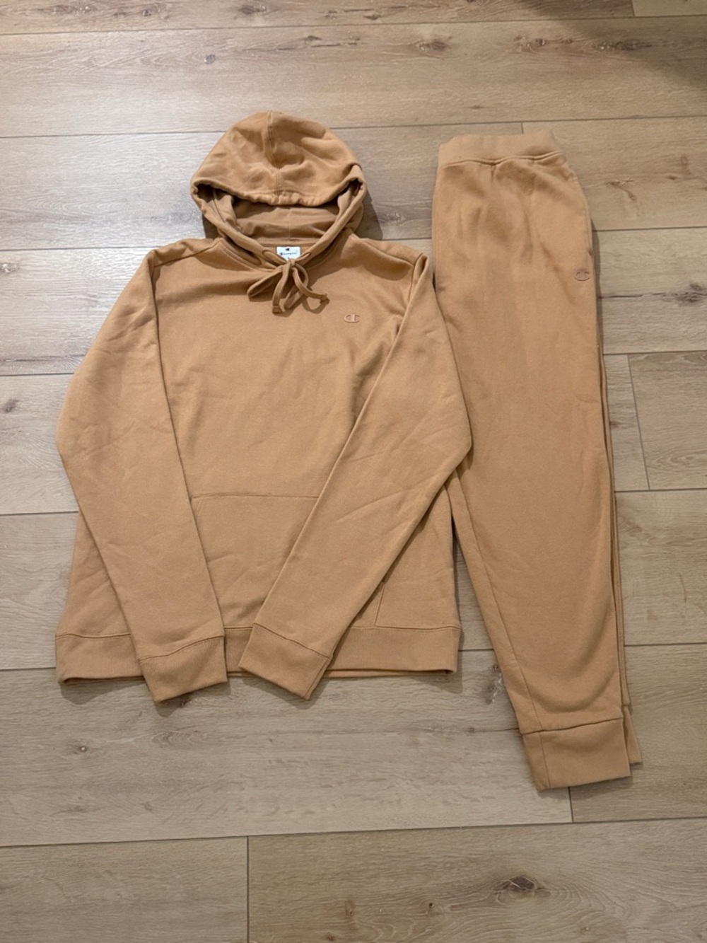 Champion Caramel Hoodie & Jogger Set